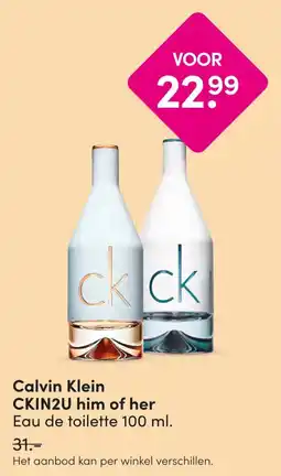 DA Calvin Klein CKIN2U him of her aanbieding