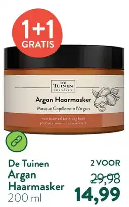 Holland & Barrett De Tuinen Argan Haarmasker aanbieding