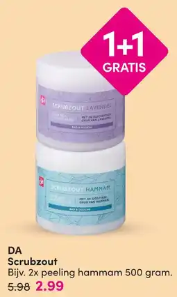 DA DA Scrubzout aanbieding