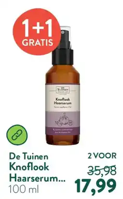 Holland & Barrett De Tuinen Knoflook Haarserum aanbieding