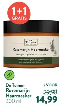 Holland & Barrett De Tuinen Rozemarijn Haarmasker aanbieding