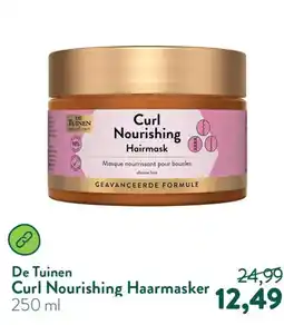 Holland & Barrett De Tuinen Curl Nourishing Haarmasker aanbieding