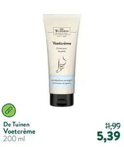 Holland & Barrett De Tuinen Voetcrème aanbieding