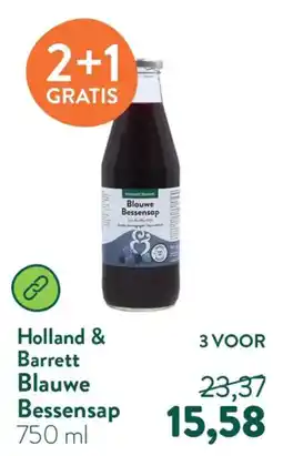 Holland & Barrett Holland & Barrett Blauwe Bessensap aanbieding