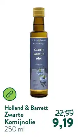 Holland & Barrett Holland & barrett zwarte komijnlolie aanbieding