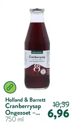 Holland & Barrett Holland & Barrett Cranberrysap aanbieding