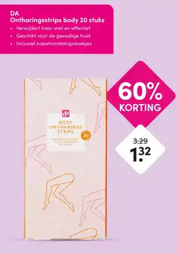 DA Da ontharingsstrips body aanbieding
