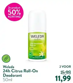 Holland & Barrett Weleda 24h Citrus Roll-On Deodorant aanbieding