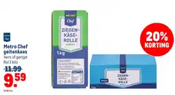 Makro Metro Chef ziegenkaase rolle aanbieding
