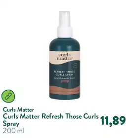 Holland & Barrett Curls Matter Refresh Those Curls Spray aanbieding