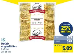 Makro McCain original frites aanbieding