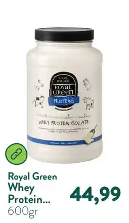 Holland & Barrett Royal Green Whey Protein aanbieding