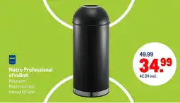Makro Metro Professional afvalbak aanbieding