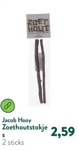 Holland & Barrett Jacob Hooy Zoethoutstokje aanbieding