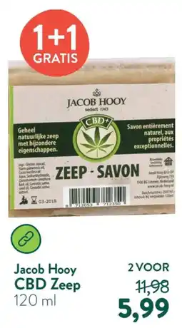 Holland & Barrett Jacob Hooy CBD Zeep aanbieding