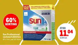 Makro Sun Professional vaatwastabletten aanbieding