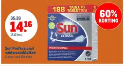 Makro Sun Professional vaatwastabletten Classic aanbieding