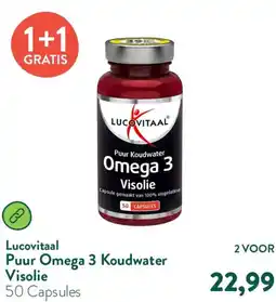 Holland & Barrett Lucovitaal Puur Omega 3 Koudwater Visolie aanbieding