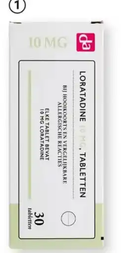 DA Da loratadine 10 mg aanbieding