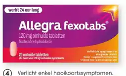 DA Allegra fexotabs fexofenadine 120 mg aanbieding