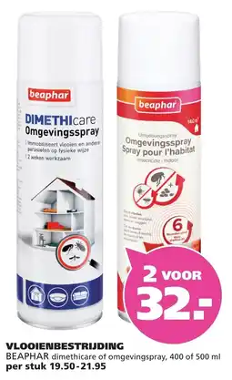 Ranzijn Beaphar dimethicare of omgevingspray aanbieding