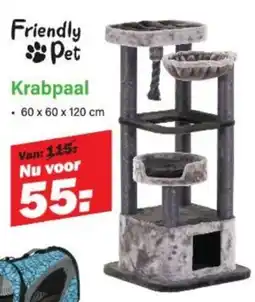Van Cranenbroek Friendly Pet Krabpaal aanbieding