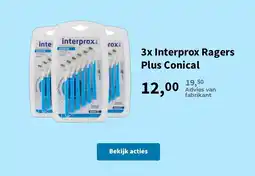 Plein.nl 3x interprox ragers plus conical aanbieding