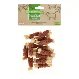 Van Cranenbroek Hondensnack calcium bone beef 150 g aanbieding