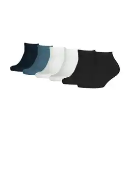 Wehkamp Tommy Hilfiger sokken - zwart/wit/blauw (set van 6) aanbieding