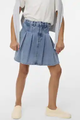 Wehkamp VERO MODA GIRL denim spijkerrok light blue denim aanbieding