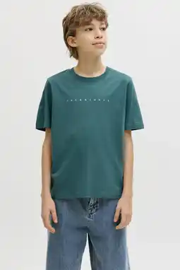 Wehkamp JACK & JONES JUNIOR T-shirt donkergroen aanbieding