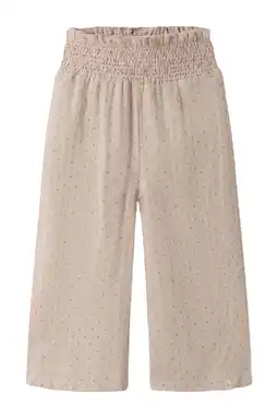Wehkamp LIL' ATELIER MINI wide leg babybroek lichtroze aanbieding