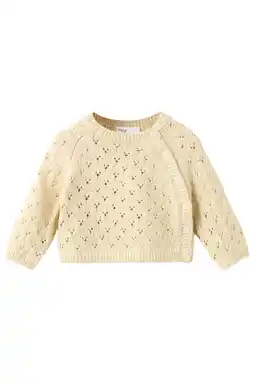 Wehkamp Mango Kids gebreide trui - lichtgeel aanbieding