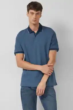 Wehkamp s.Oliver regular gestreepte polo blauw aanbieding