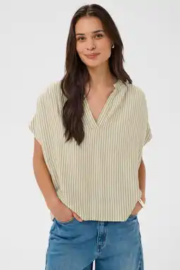 Wehkamp Kaffe top beige aanbieding