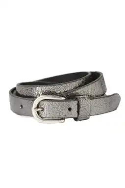 Wehkamp Legend leren riem zilverkleurig aanbieding