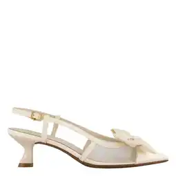 Wehkamp Graceland slingback pumps ecru aanbieding