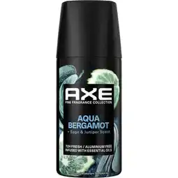Etos AXE Fine Fragrance Aqua Bergamot Deodorant Bodyspray Mini 35 ML aanbieding