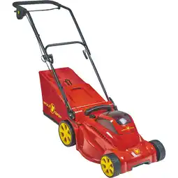 Bol.com WOLF-Garten LYCOS 40/340 M Duwgrasmaaier Batterij/Accu Zwart, Rood, Geel aanbieding