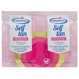 Trekpleister Trekpleister Self Tan Bronzing Tissues aanbieding