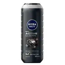 Trekpleister NIVEA Men Active Clean 3-In-1 Douchegel aanbieding
