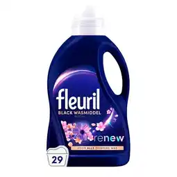Trekpleister Fleuril Renew Black Bloom Vloeibaar Wasmiddel aanbieding