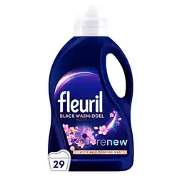 Trekpleister Fleuril Renew Black Bloom Vloeibaar Wasmiddel aanbieding