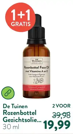 Holland & Barrett Rozenbottel Gezichtsolie Vitamine A & E aanbieding
