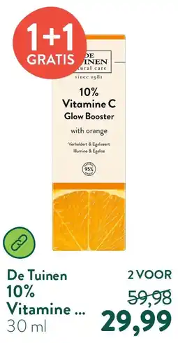 Holland & Barrett 10% Vitamine C Glow Skinbooster met Sinaasappel aanbieding