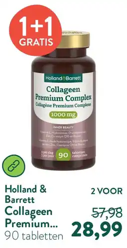Holland & Barrett Collageen Premium Complex 1000mg aanbieding