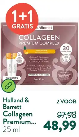 Holland & Barrett Collageen Premium Complex Ananassmaak - 30 shots aanbieding