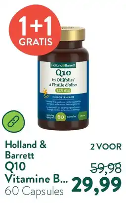 Holland & Barrett Q10 Vitamine B1 in Olijfolie 125mg aanbieding