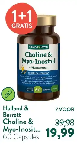 Holland & Barrett Choline & Myo-Inositol + Vitamine B12 aanbieding