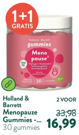 Holland & Barrett Menopauze Gummies - 30 gummies aanbieding